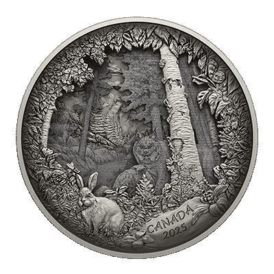 A picture of a Predator or Prey In Shadow Box Silver Coin (2025)